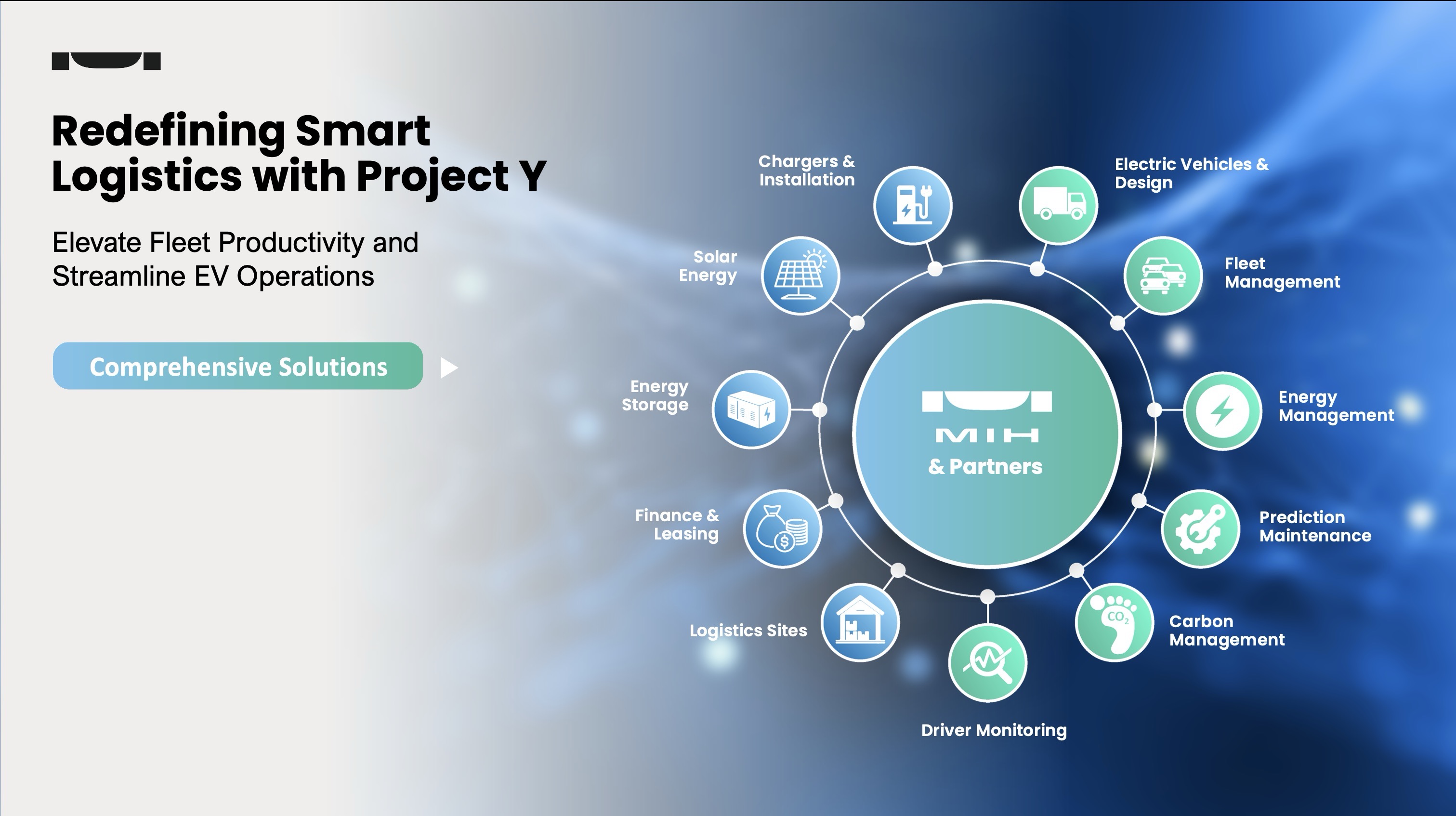 MIH Consortium unveils Project Y - A comprehensive smart logistics solution encompassing electric truck development, fleet and energy management software, and a carbon tracking platform..jpg